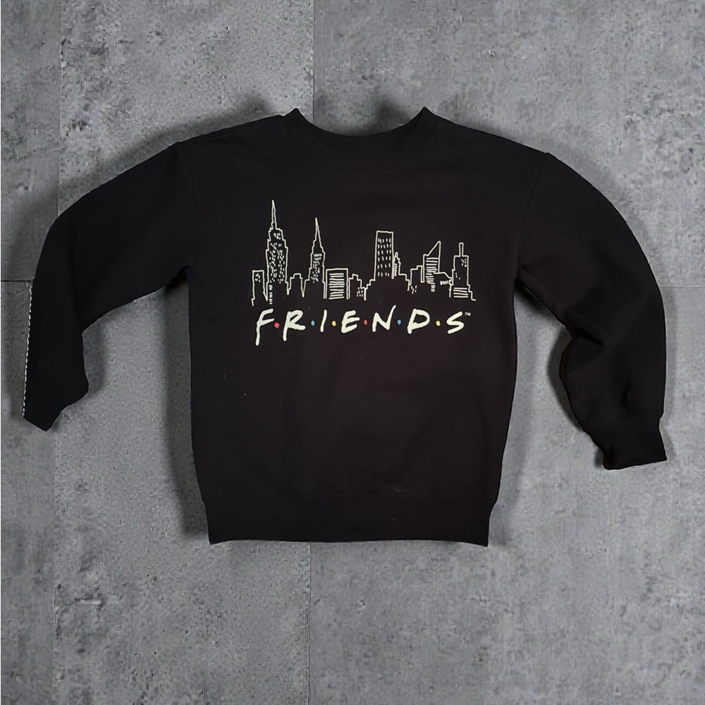 FRIENDS Black Skyline Crewneck Sweater